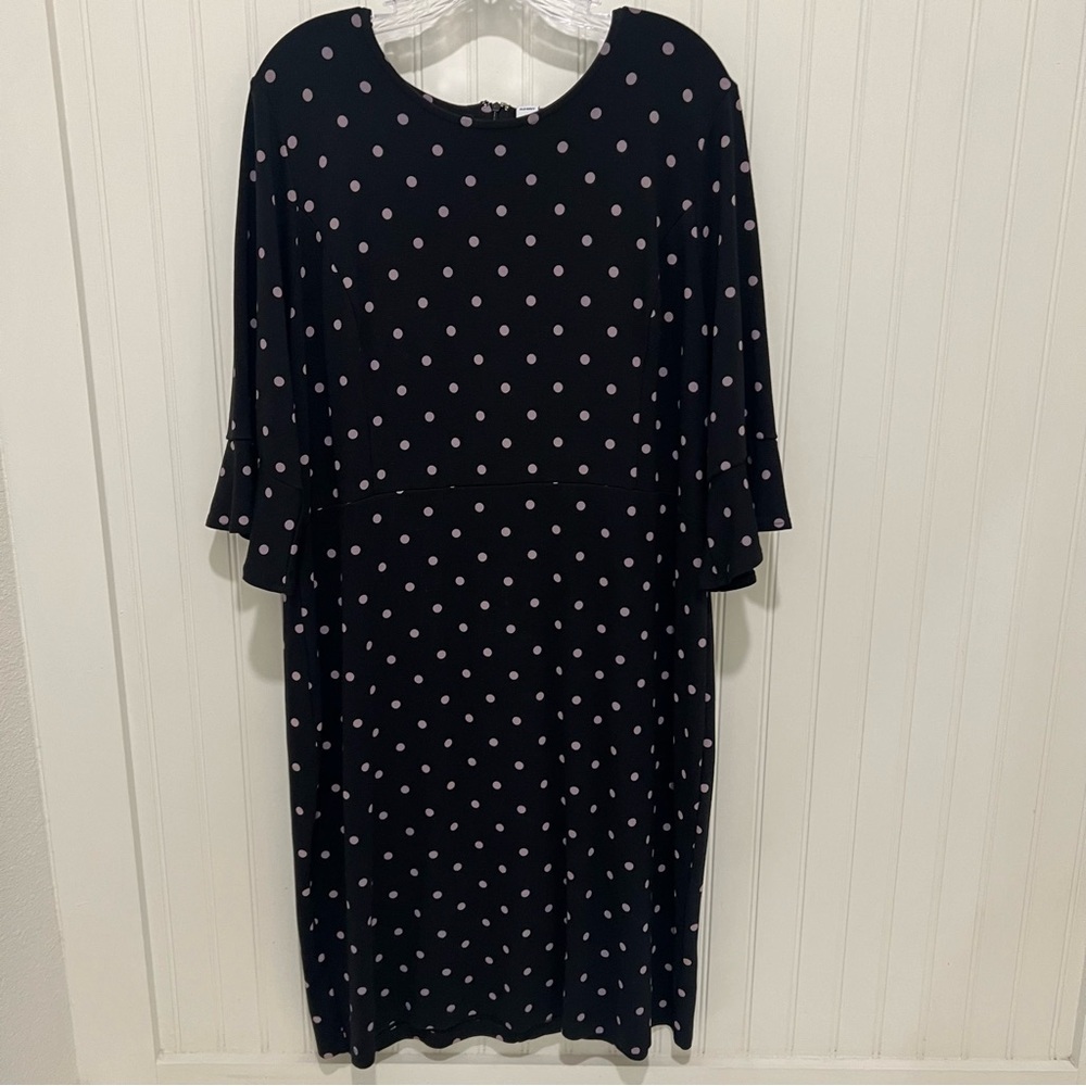 Old Navy Black Dress with Polka Dots